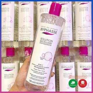 [HÀNG HOT]  NƯỚC Tẩy trang Byphasse Solution Micallaire Face 500ml