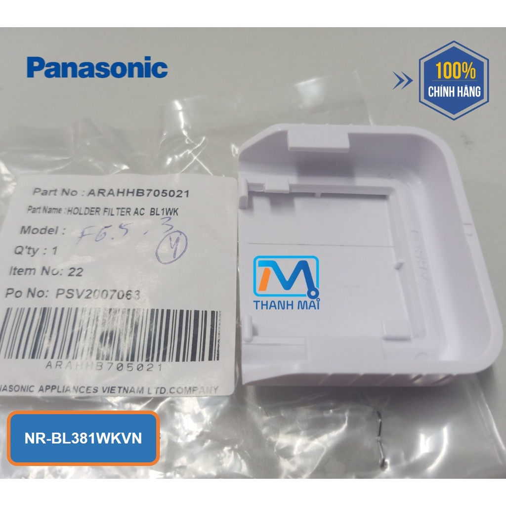 Bộ lọc tủ lạnh Panasonic model NR-BL381WKVN