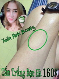 Tắm trắng bạc hà