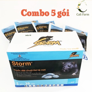 [Combo] 100 viên diệt chuột STORM ( 5 x 20 viên) [sieutietkiem]