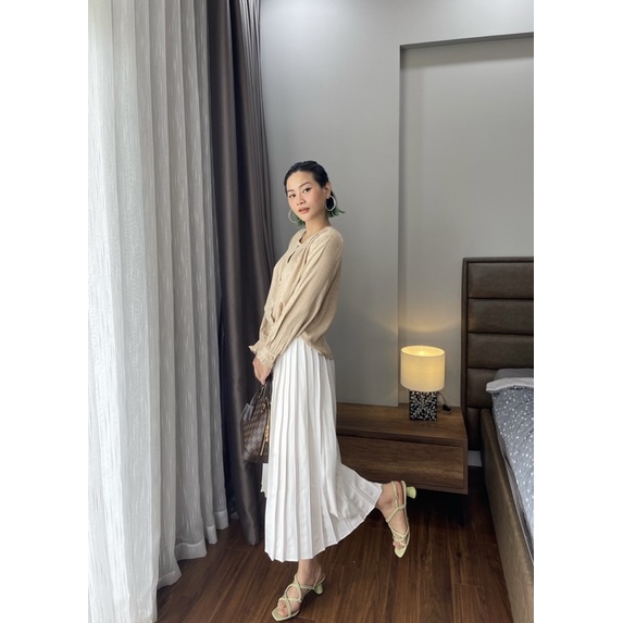 ✅Freeship✅ Áo tay bồng siêu xinh.Hình cận vải shop chụp thật