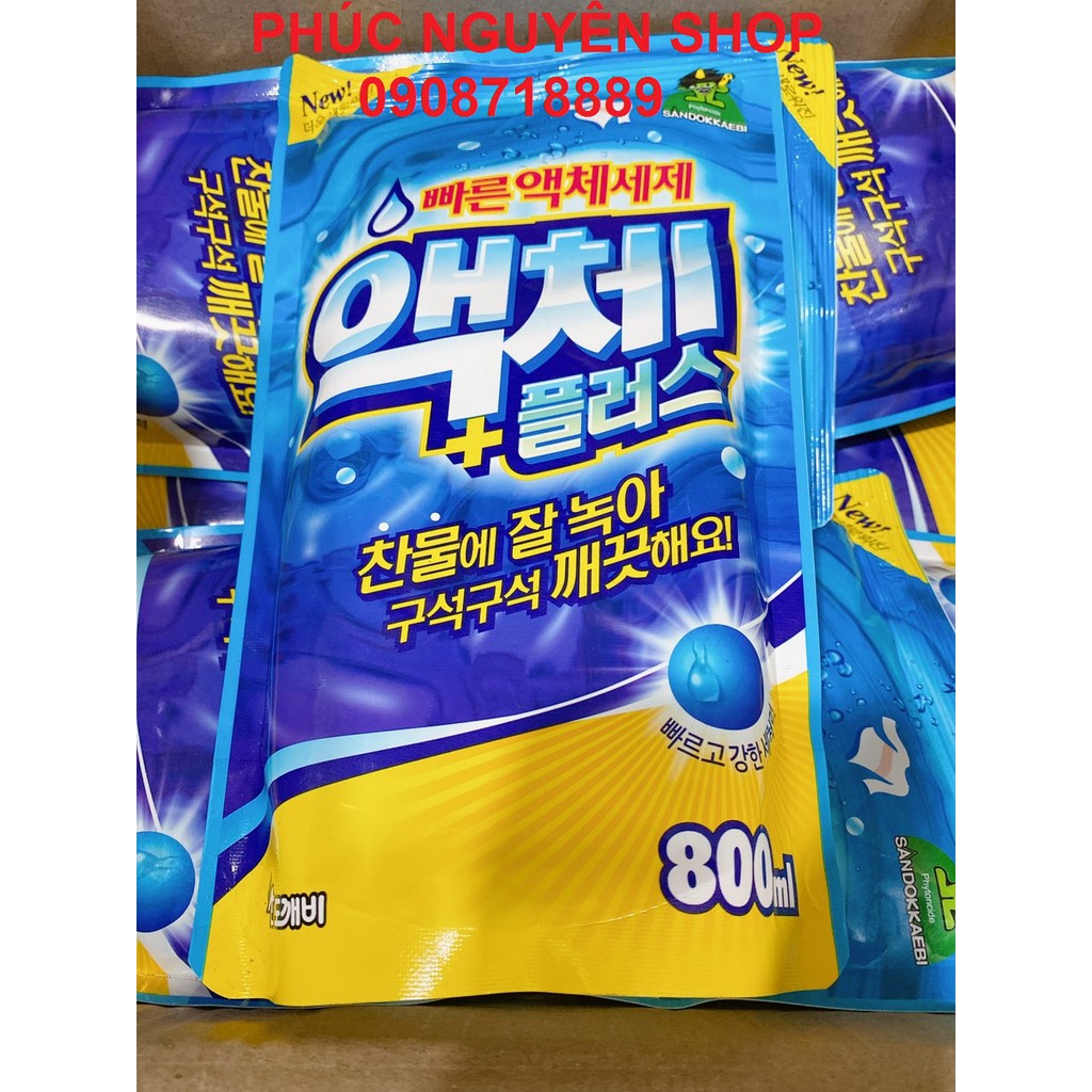 Túi nước giặt Sandokkaebi 800ml (Xuất xứ Hàn Quốc)