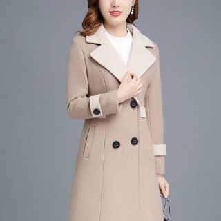 ÁO KHOÁC DẠ CỔ VEST DÁNG DÀI CAO CẤP