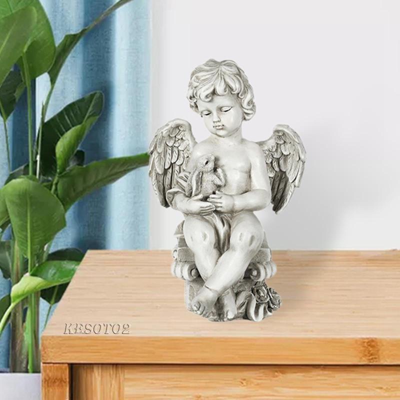 [Kesoto2] Tượng Thiên Thần Trang Trí Sân Vườn Ngoài Trời