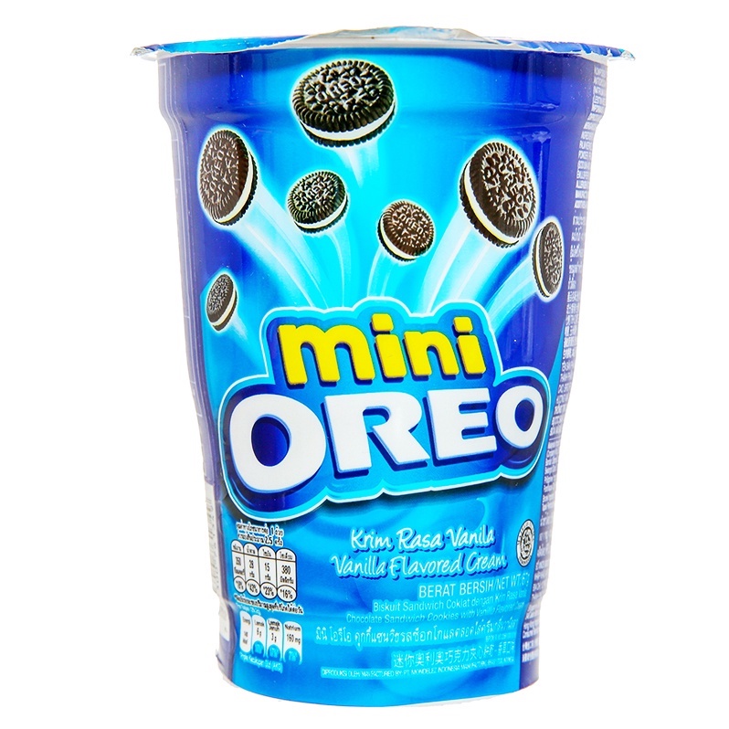 Bánh quy kem vani Mini Oreo ly 67gr.
