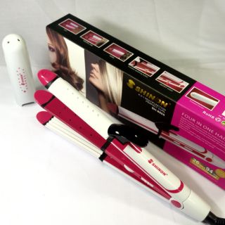 Máy uốn duỗi bấm tóc Shinon 4in1