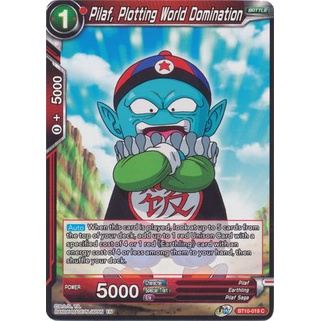 Thẻ bài Dragonball - bản tiếng Anh - Pilaf, Plotting World Domination / BT10-019'