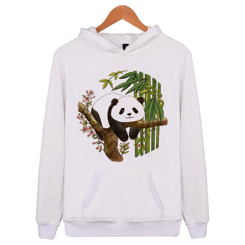 Áo Hoodie In Hình Gấu Trúc Thời Trang 2018 Cho Cặp Đôi