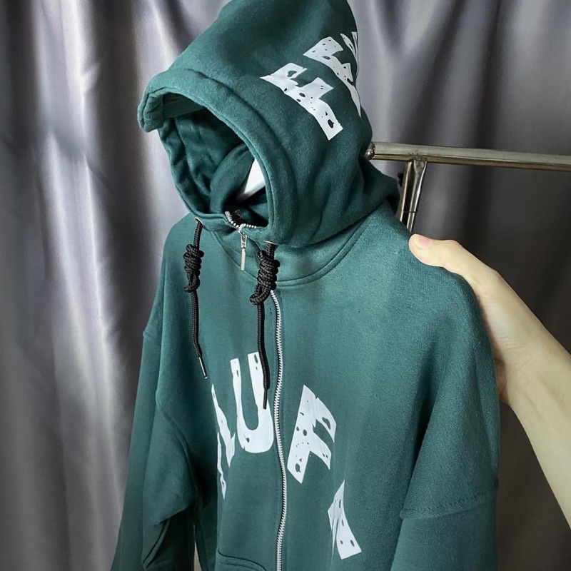 Áo Khoác Dây Kéo Nỉ Bông form rộng Fluffy vải dày, nặng tay (nam nữ mặc được) | BigBuy360 - bigbuy360.vn