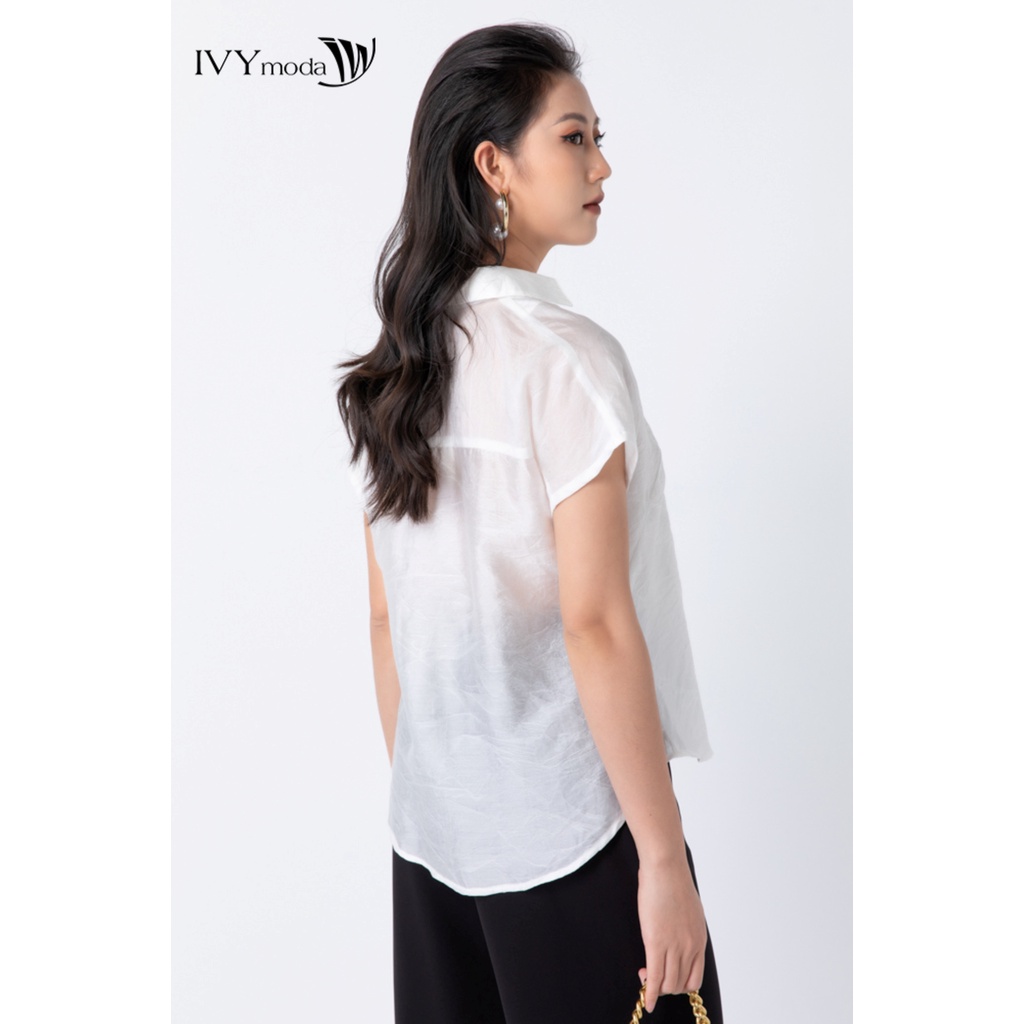Áo sơ mi nữ Sophisticated vải Tencel IVY moda MS 16M6590