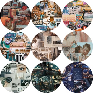 Giá đỡ điện thoại popsocket easthetic chủ đề vintage retro