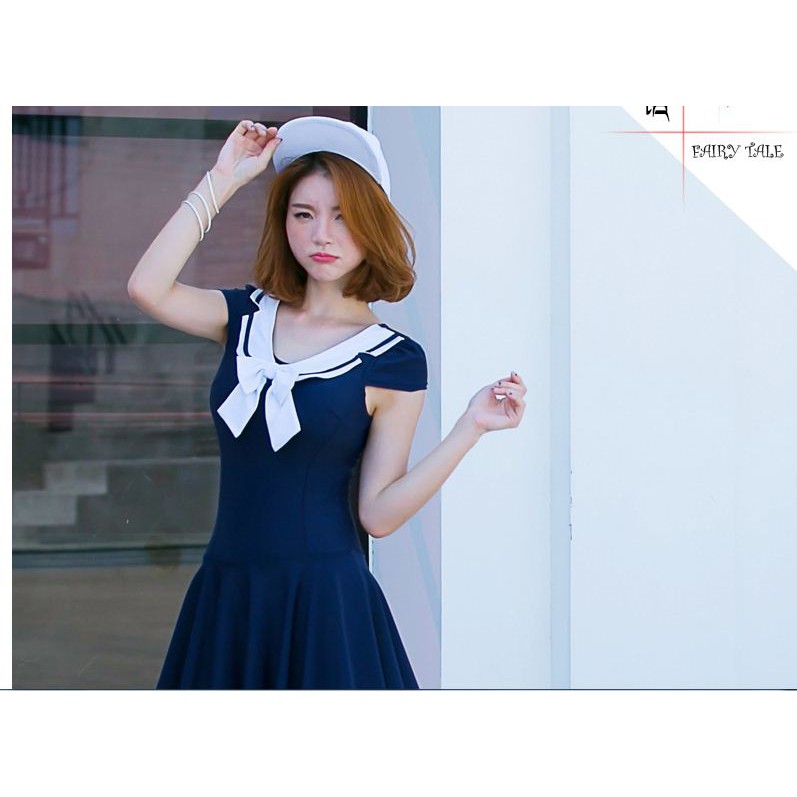 Đồ Bơi Thủy Thủ School ( Xanh Đen ) (hàng xịn nhưng rẻ vì tồn kho thah lý ) | BigBuy360 - bigbuy360.vn