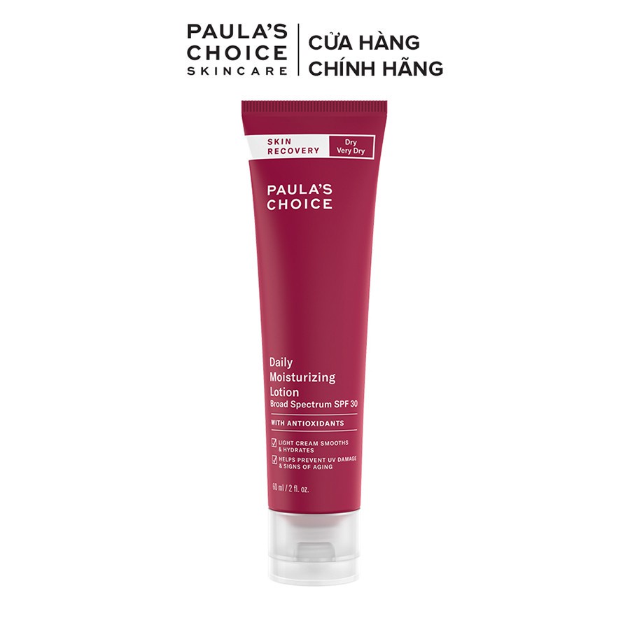 Kem chống nắng dưỡng ẩm phục hồi da tổn thương Paula’s Choice Skin Recovery Daily Moisturizing Lotion SPF 30-60ml 1460