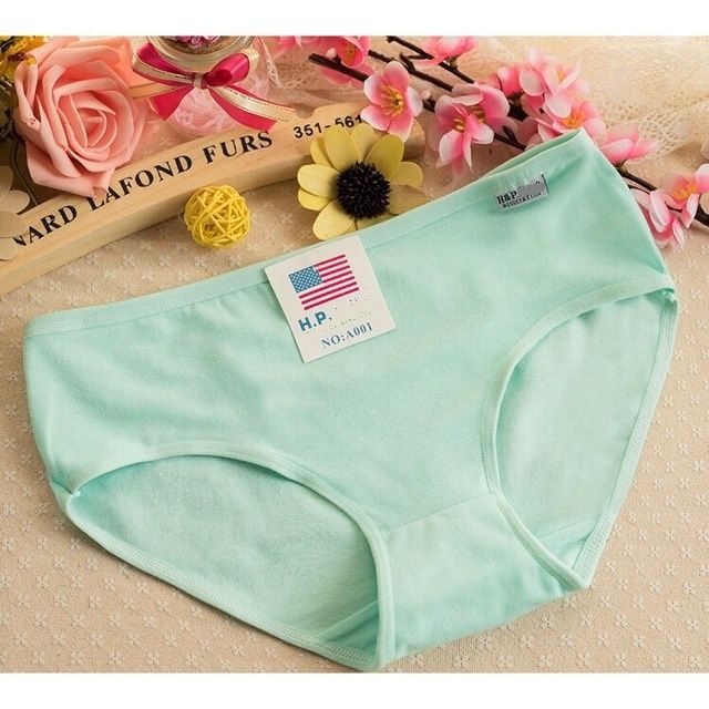 Quần Lót xuất Mỹ cao cấp_Quần Lót Cotton Màu Trơn Nữ