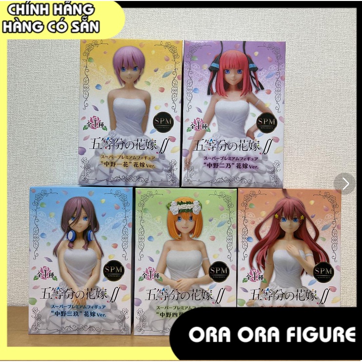 [ Ora Ora ] [ Hàng có sẵn ] Tổng hợp mô hình Gotoubun no Hanayome ∬ SEGA áo cưới Figure chính hãng Nhật