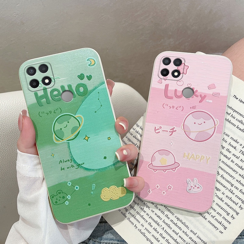 ốp lưng OPPO A15 Ốp Lưng Silicone Chống Sốc Họa Tiết Hoạt Hình Ốp OPPO A15 A15S