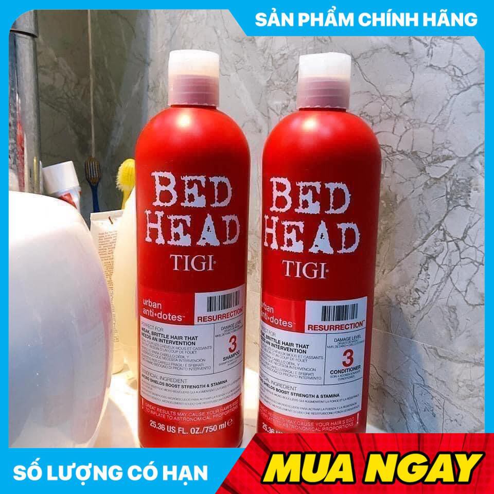 Combo dầu gội xã Tigi đỏ