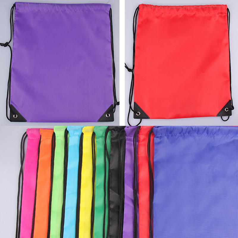Balo vải Nylon dây rút chống nước phong cách thể thao