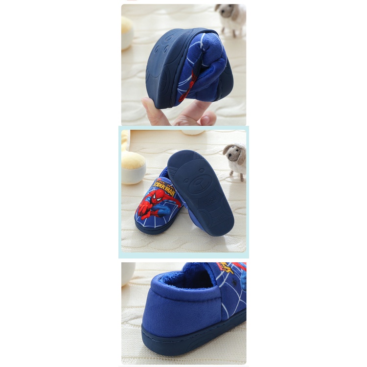 Dép lông đi trong nhà AMILA chống trượt họa tiết hoạt hình đáng yêu dành cho trẻ em