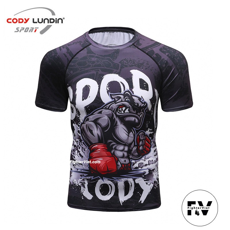 Bộ quần áo MMA, Muay Thái, Jiu-Jitsu - Bộ quần áo  thun lạnh co dãn 4 chiều Cody Lundin Sport