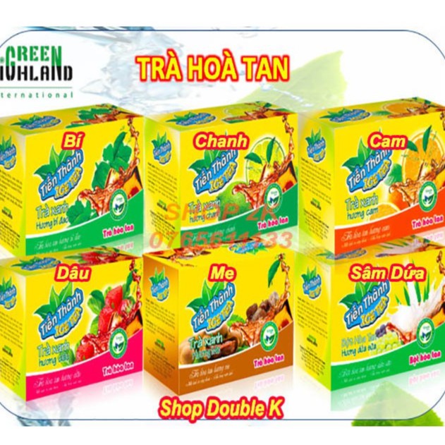 Trà Hoà Tan Tiến Thành Hộp 24 gói x 10gr