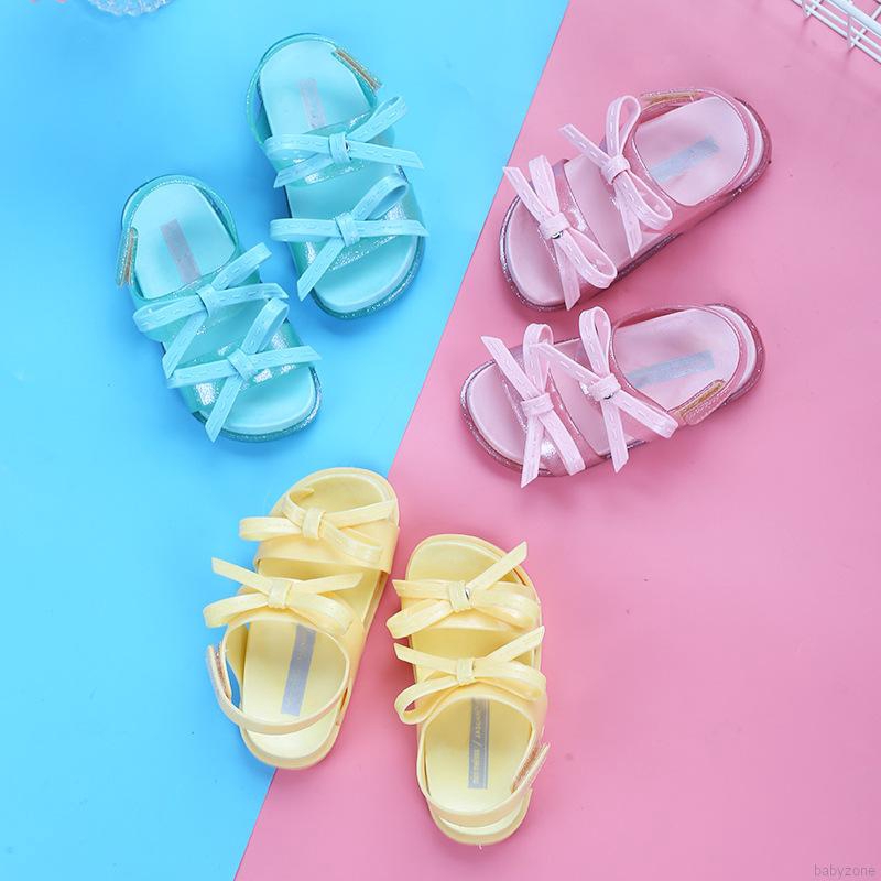 Sandals Mềm Mại, Chống Trượt, Có Gắn Nơ, Dùng Cho Bé Gái