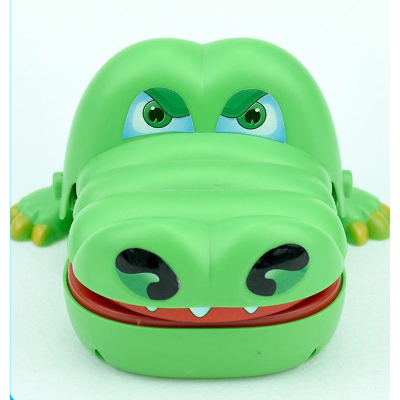 Bộ Khám răng Cá Sấu size 15cm - Cá Sấu cắn tay - đồ chơi Smart Baby