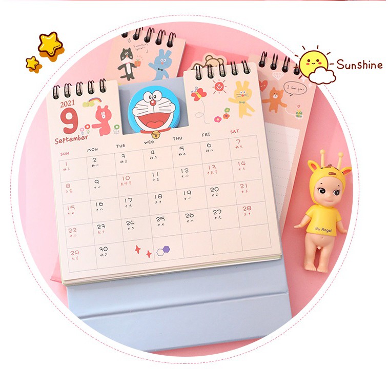 🌻LỊCH DORAEMON ĐỂ BÀN 🎀 DORAEMON HOUSE