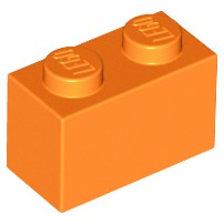 LEGO Gạch 1x2 Màu Cam ID 4121739 3004