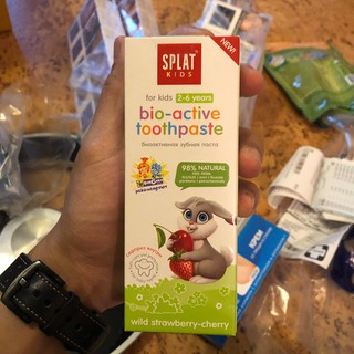 KEM ĐÁNH RĂNG SPLAT CHO BÉ TỪ 2 - 6 TUỔI XÁCH TAY NGA