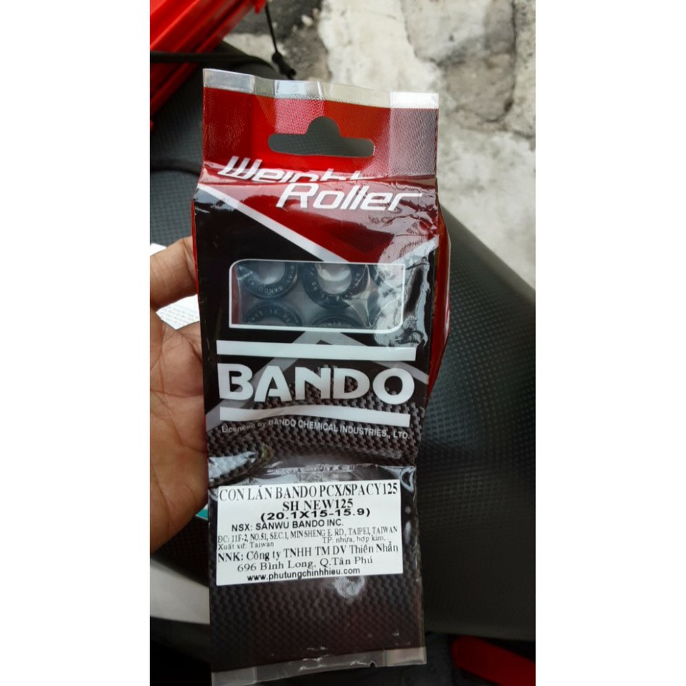 (Giá Rẻ Vô Địch ) Bi nồi Bando (18g) PCX/Spacy 125/SH VN 125/ Ab 125 / Lead 125/ SH Mode Zin ( Sensei-Store )