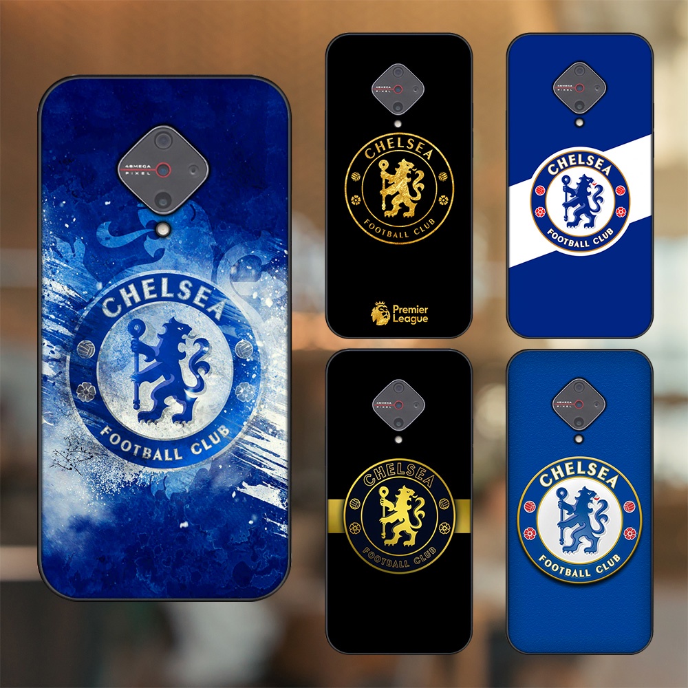 Ốp lưng Vivo S1 Pro viền đen in hình Chelsea FC