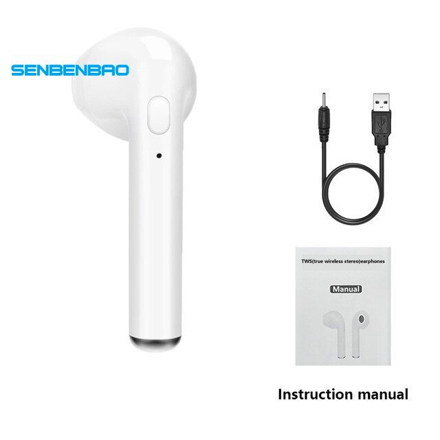 Tai Nghe Thể Thao Không Dây tws i7s bluetooth 5.0 Có mic Và Hộp Sạc Cho Tất Cả Điện Thoại Thông Minh