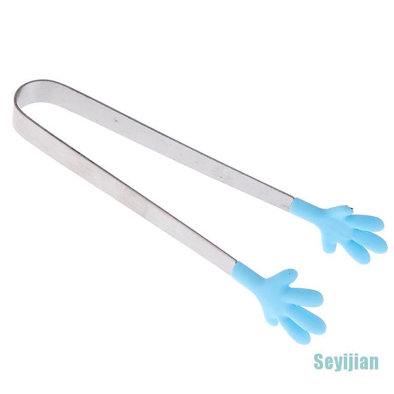 Kẹp Gắp Đá / Salad / Thực Phẩm Bằng Thép Không Gỉ Silicone Tiện Lợi Dành Cho Nhà Bếp