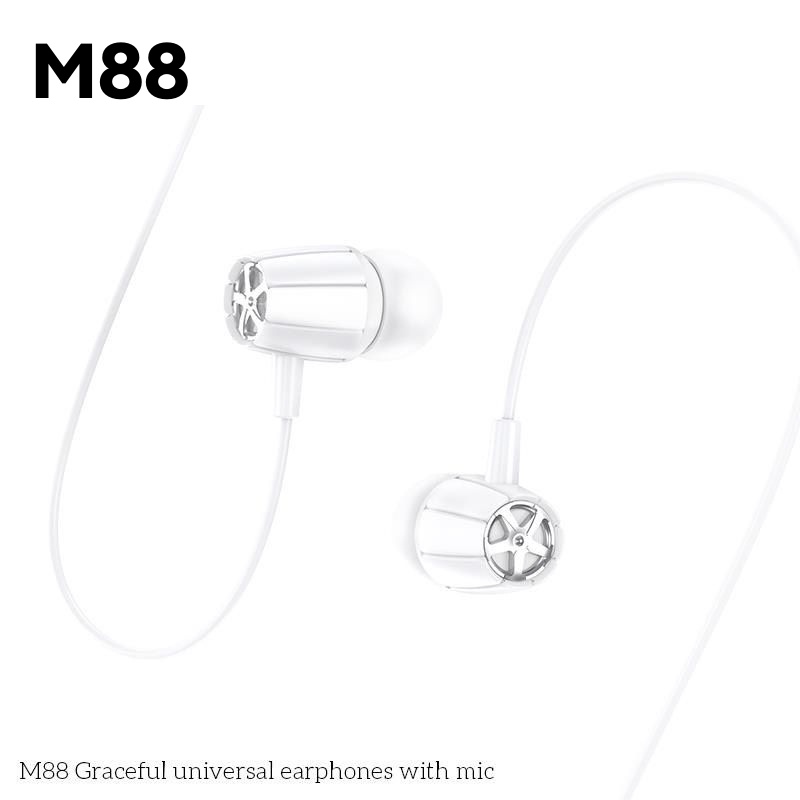 Tai Nghe Nhét Tai Có Dây Chính Hãng M88 Gaming Chống Ồn Bảo Hành 1 Tháng 1 Đổi 1