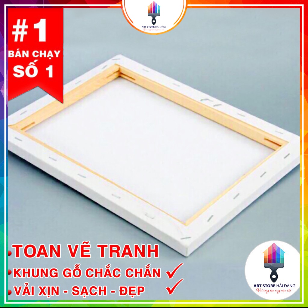 Toan vẽ tranh sơn dầu 30x40 <3 toan vải dầy đẹp<3 khung gỗ chắc chắc<3 được các họa sĩ tin dùng (Khu