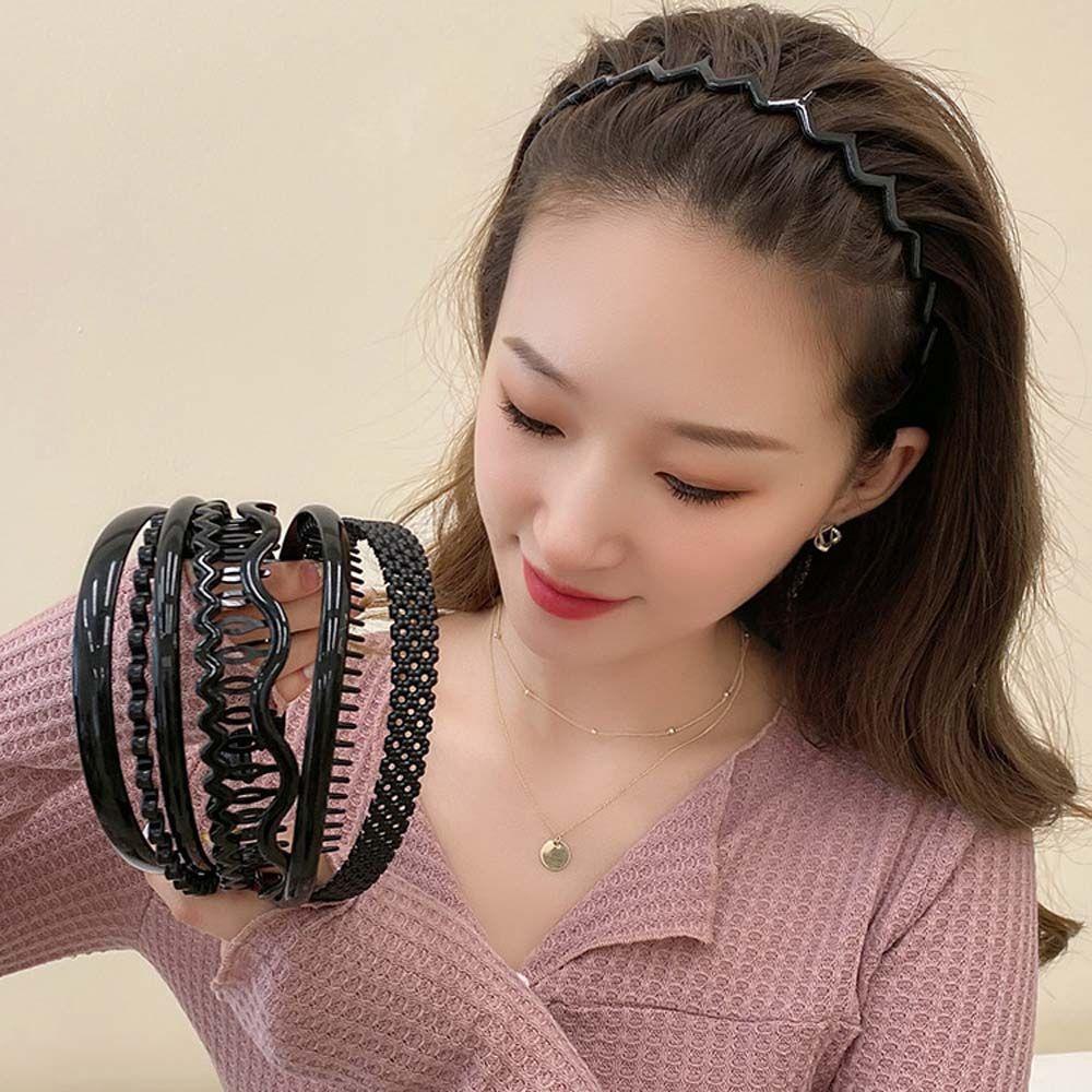 NICKOLAS Băng Đô Cài Tóc Chống Trượt Thiết Kế Đơn Giản Dễ Thương Cho Nam Và Nữ