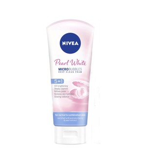 Sữa Rửa Mặt Tạo Bọt Nivea Trắng Da 50ml