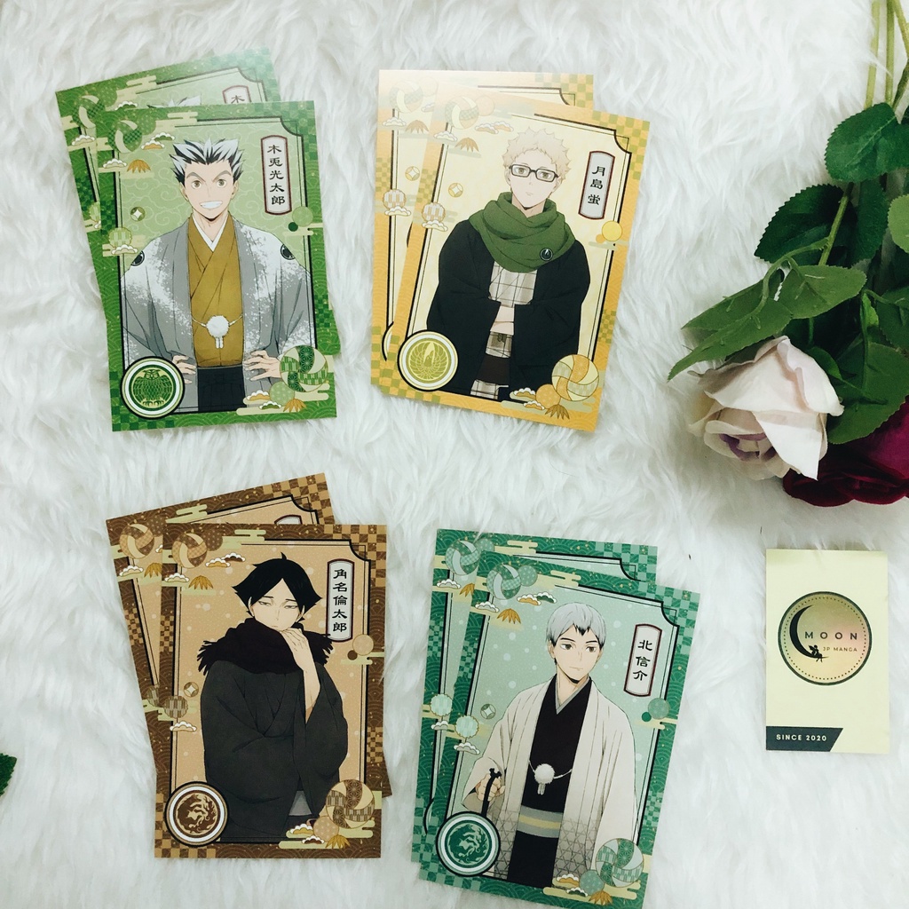 Postcard Haikyuu gốc Nhật lẻ