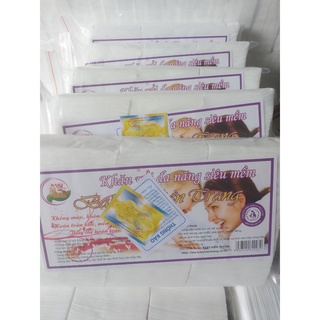 HÀNG CHÍNH HÃNG -  Combo 5 Bịch Khăn Vải Khô Đa Năng Siêu Mềm Hiền Trang (Túi Zip 300gr/Túi)