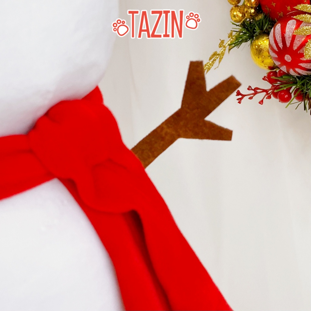 Gấu bông giáng sinh noel người tuyết, người tuyết bông giáng sinh cao cấp 20cm TAZIN