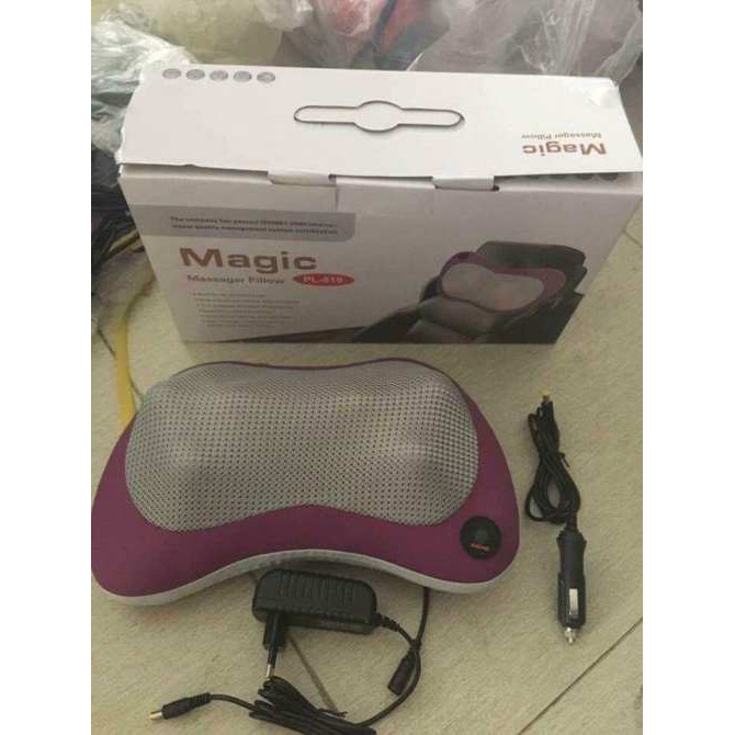 Gối Massage Hồng Ngoại Magic PL-819 6 Bi