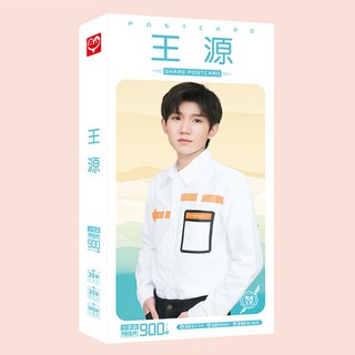 Postcard Vương Nguyên nhóm nhạc Tfboys 900pcs mới
