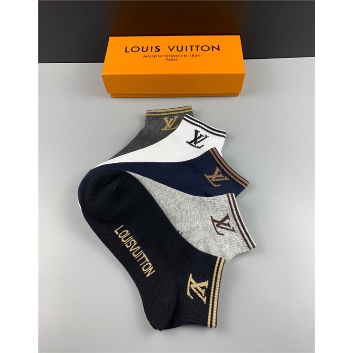 L0uis Vu1tt 2022 Đôi Vớ Nông Một Hộp Mùa Hè Mới Cho Nam Và Nữ