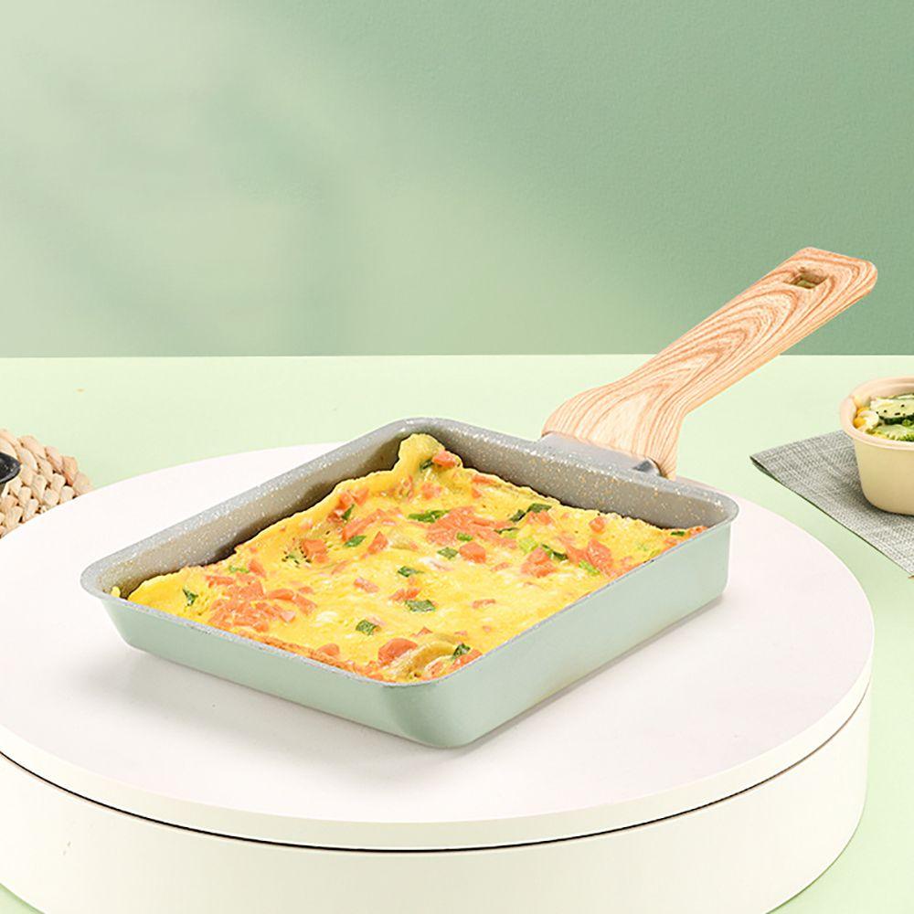 Chảo Chống Dính Tamagoyaki Omelette Hình Vuông Phong Cách Nhật Bản