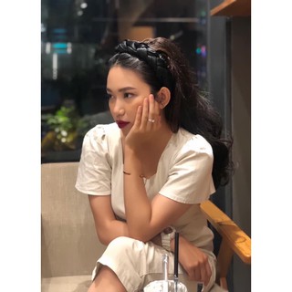 Bờm lụa tết nhiều màu (Ảnh thật)
