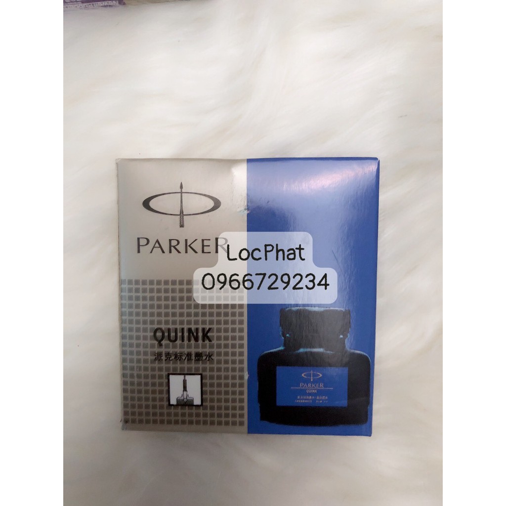 MỰC PARKER LỌ 57ML XANH TÍM ĐEN LOẠI XỊN