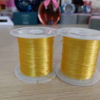 1 cuộn 10 mét dây thun co giản sỏ hạt vòng đeo tay - Dây loại mỏng 0.3ly