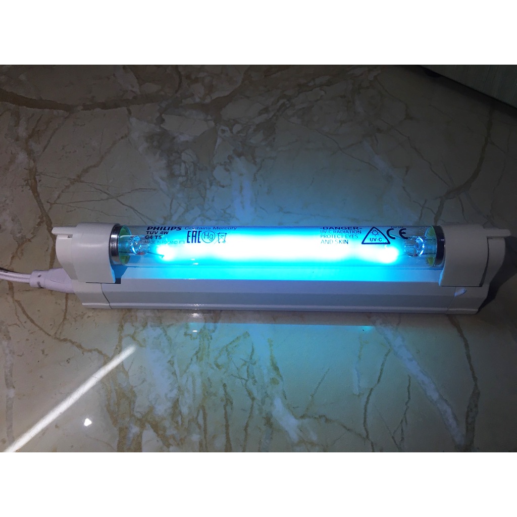 Bóng đèn UVC Diệt Khuẩn 4W Phillips Máy Tiệt Trùng Sữa Upang , Haenim, Fatz Baby