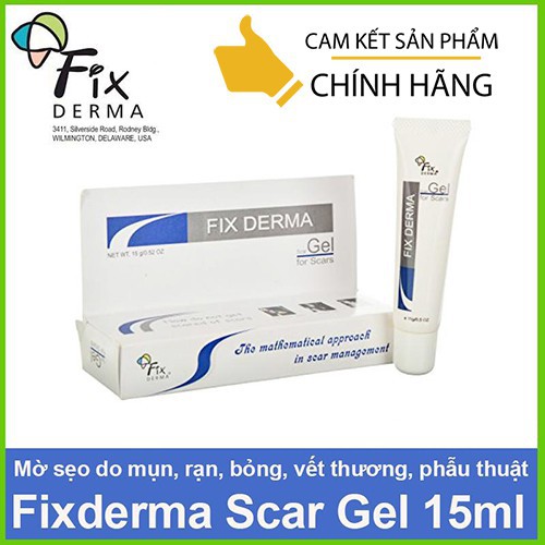 Fixderma Gel Làm Mờ Sẹo Scar Gel (15ml)